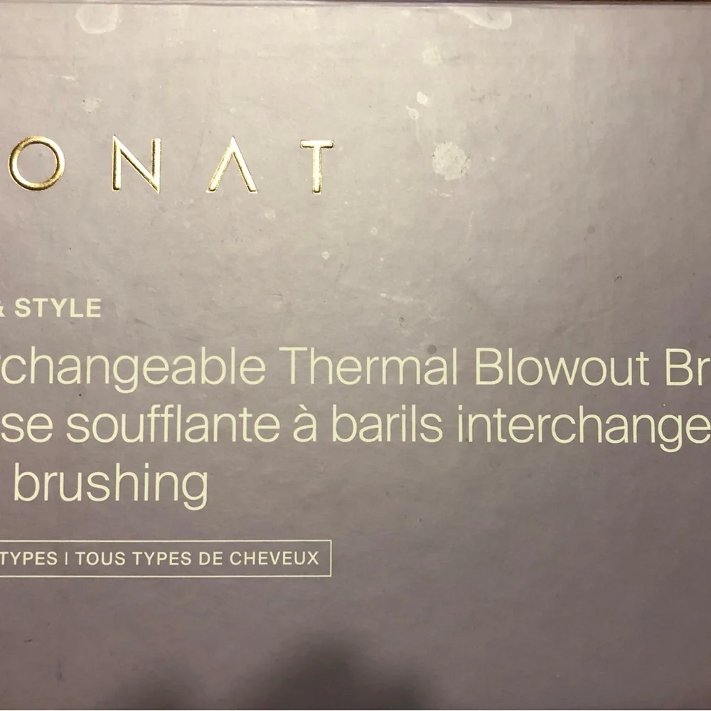 MONAT Interchangeable Thermal Blowout Brush - Purple